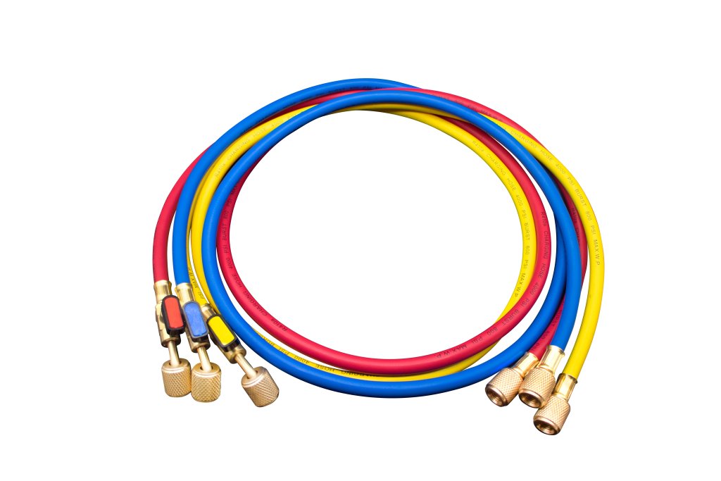 Przewody do czynników chłodniczych z zaworami kulowymi Wipcool MRH-2CV60°